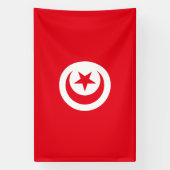 Banderoles Drapeau de la Tunisie (Verticale)