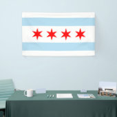 Banderoles Drapeau de la ville de Chicago (Illinois) (Salon professionnel)