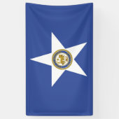 Banderoles Drapeau de la ville de Houston (Texas) (Vertical)