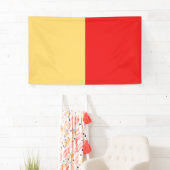 Banderoles drapeau de la ville de Naples symbole italie napol (En situation)