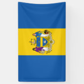 Banderoles Drapeau de la ville de Philadelphie (Pennsylvanie) (Vertical)