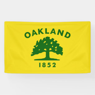 Banderoles Drapeau de la ville d'Oakland (Californie)