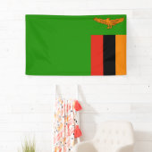 Banderoles Drapeau de la Zambie (En situation)