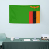 Banderoles Drapeau de la Zambie (Salon professionnel)