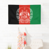 Banderoles Drapeau de l'Afghanistan (En situation)