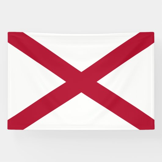 Banderoles Drapeau de l'Alabama (Horizontal)