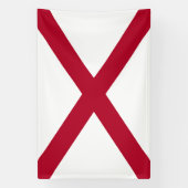 Banderoles Drapeau de l'Alabama (Verticale)