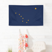 Banderoles Drapeau de l'Alaska (En situation)