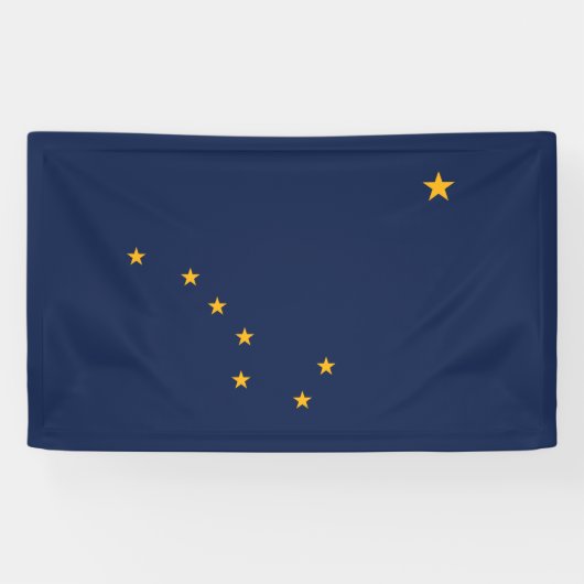 Banderoles Drapeau de l'Alaska (Horizontal)