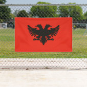 Banderoles Drapeau de l'Albanie (En situation)