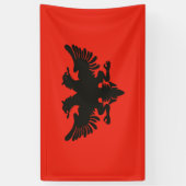 Banderoles Drapeau de l'Albanie (Vertical)