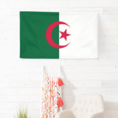 Banderoles Drapeau de l'Algérie (En situation)