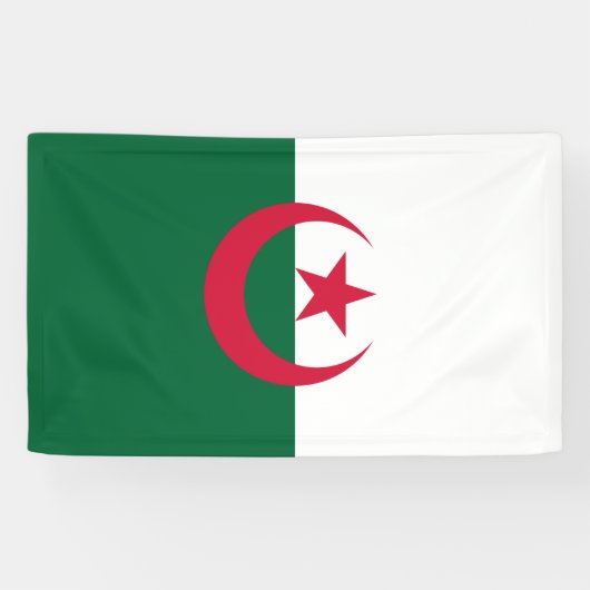 Banderoles Drapeau de l'Algérie (Horizontal)