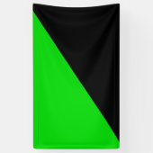 Banderoles Drapeau de l'anarchisme vert (Vertical)
