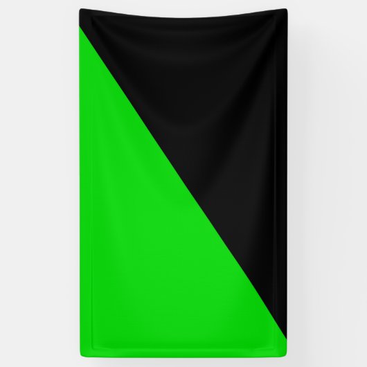 Banderoles Drapeau de l'anarchisme vert (Vertical)
