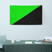 Banderoles Drapeau de l'anarchisme vert (Salon professionnel)