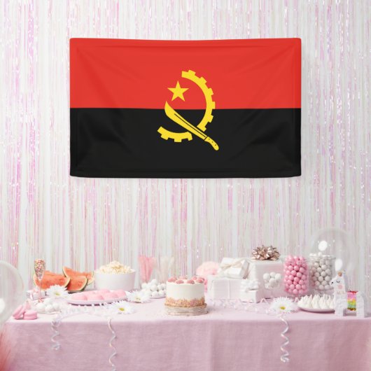 Banderoles Drapeau de l'Angola (Fête)