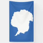 Banderoles Drapeau de l'Antarctique (Vertical)