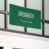 Banderoles Drapeau de l'Arabie saoudite (Bâtiment extérieur)