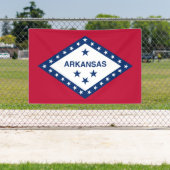 Banderoles Drapeau de l'Arkansas (Insitu)