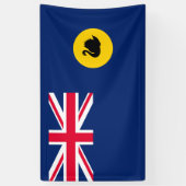 Banderoles Drapeau de l'Australie-Occidentale (Vertical)
