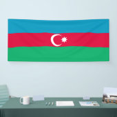 Banderoles Drapeau de l'Azerbaïdjan patriotique (Salon professionnel)