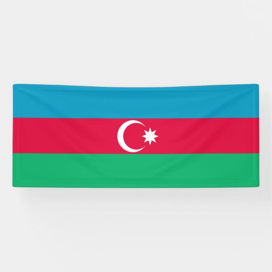 Banderoles Drapeau de l'Azerbaïdjan patriotique (Horizontal)