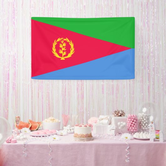 Banderoles Drapeau de l'Érythrée (Fête)