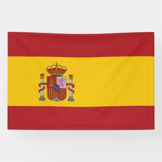 Banderoles Drapeau de l'Espagne (Horizontal)
