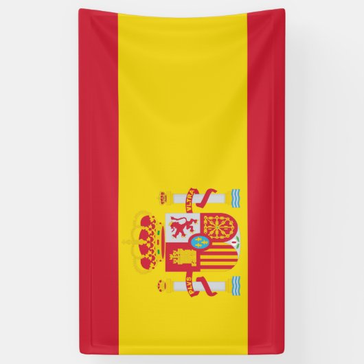 Banderoles Drapeau de l'Espagne (Vertical)