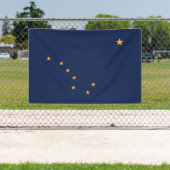 Banderoles Drapeau de l'État d'Alaska (Insitu)