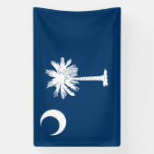 Banderoles Drapeau de l'État de Caroline du Sud (Verticale)