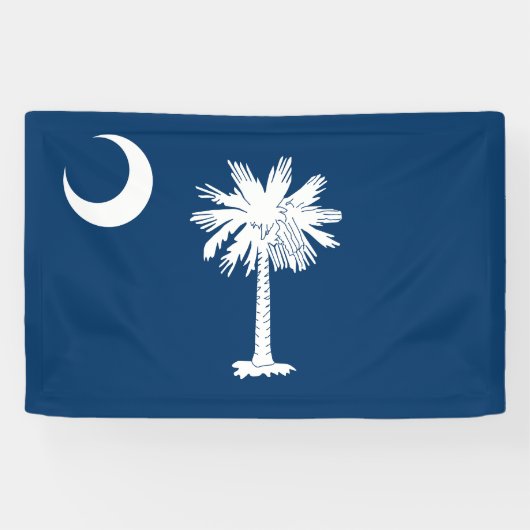 Banderoles Drapeau de l'État de Caroline du Sud (Horizontal)