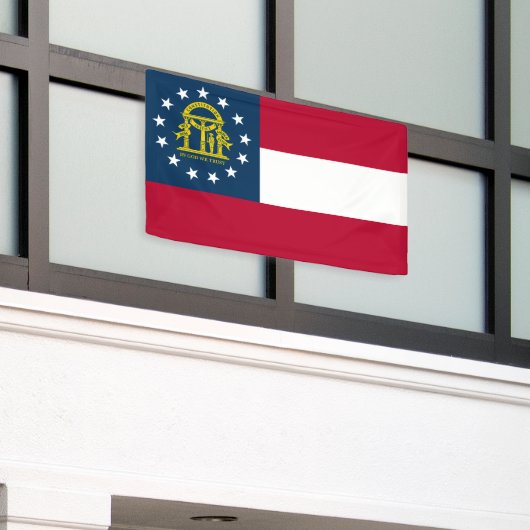 Banderoles Drapeau de l'État de Géorgie (Bâtiment extérieur)