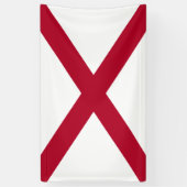 Banderoles Drapeau de l'état de l'Alabama (Vertical)