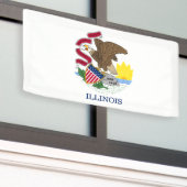 Banderoles Drapeau de l'État de l'Illinois (Bâtiment extérieur)