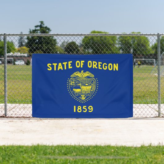 Banderoles Drapeau de l'État de l'Oregon (Insitu)