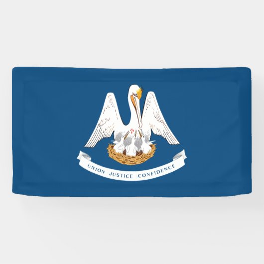 Banderoles Drapeau de l'État de Louisiane (Horizontal)