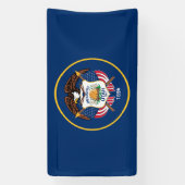Banderoles Drapeau de l'État de l'Utah (Verticale)