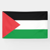 Banderoles Drapeau de l'État de Palestine (Horizontal)