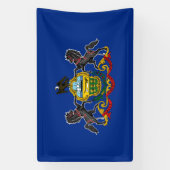 Banderoles Drapeau de l'État de Pennsylvanie (Verticale)