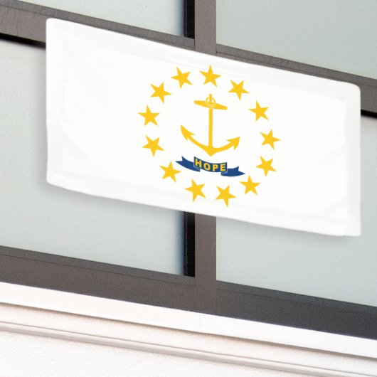 Banderoles Drapeau de l'État de Rhode Island (Bâtiment extérieur)