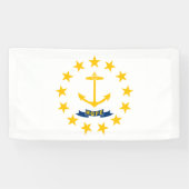 Banderoles Drapeau de l'État de Rhode Island (Horizontal)