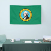 Banderoles Drapeau de l'État de Washington (Salon professionnel)