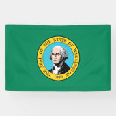 Banderoles Drapeau de l'État de Washington (Horizontal)