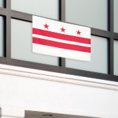 Banderoles Drapeau de l'État de Washington DC (Bâtiment extérieur)