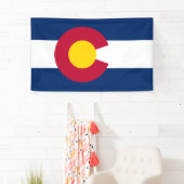 Banderoles Drapeau de l'État du Colorado (En situation)