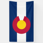 Banderoles Drapeau de l'État du Colorado (Vertical)