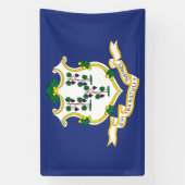 Banderoles Drapeau de l'État du Connecticut (Verticale)