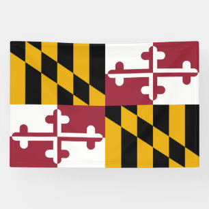 Banderoles Drapeau de l'État du Maryland